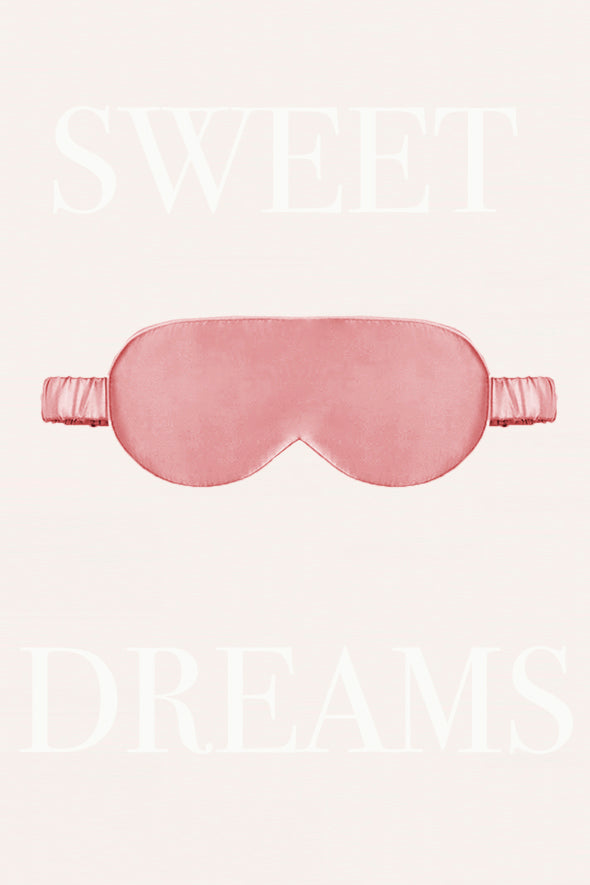 The Dreamers _ Sleep Mask Pink