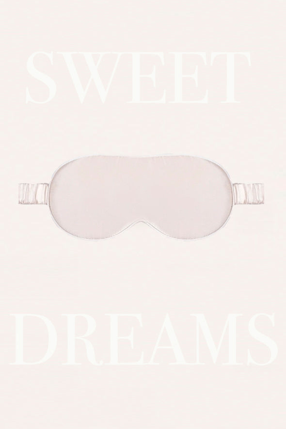 The Dreamers _ Sleep Mask White