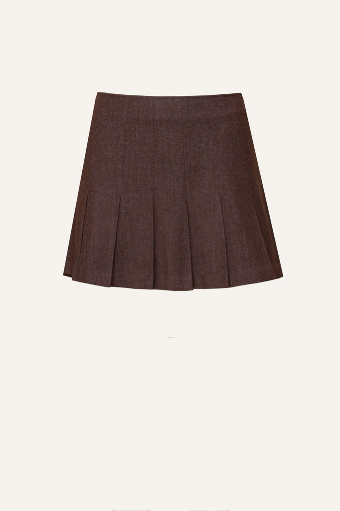 Oxford Skirt - Brown