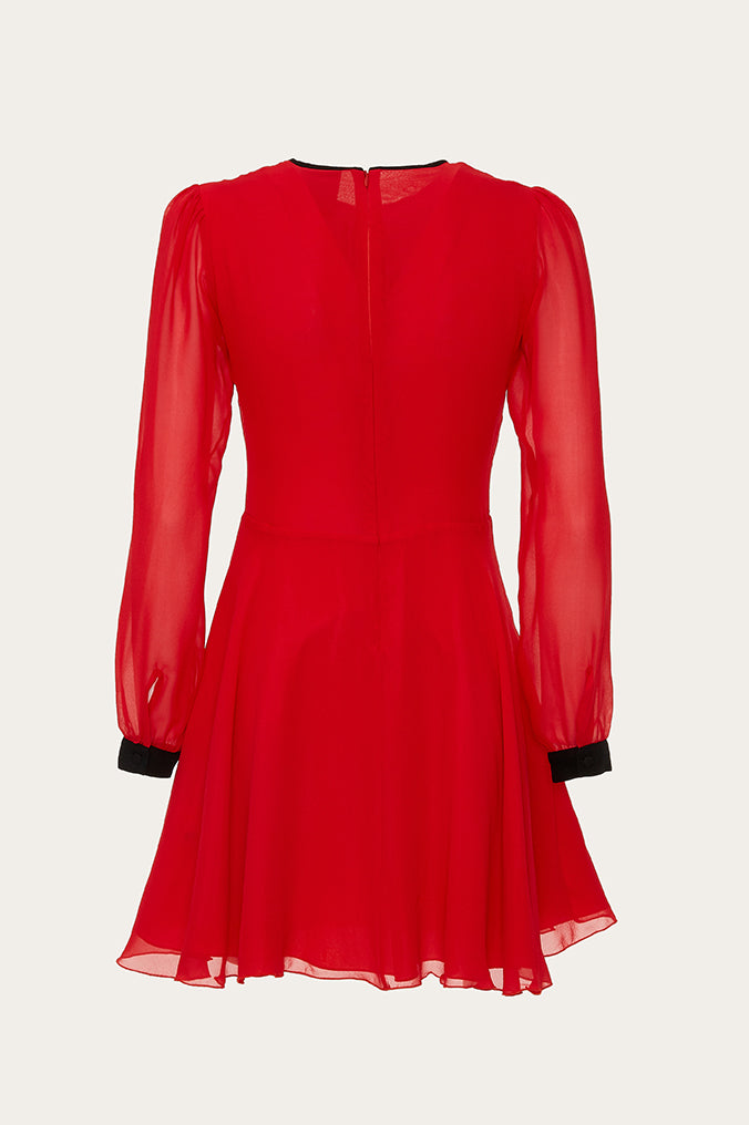 Celeste Pisenti Ritz Dress Red B