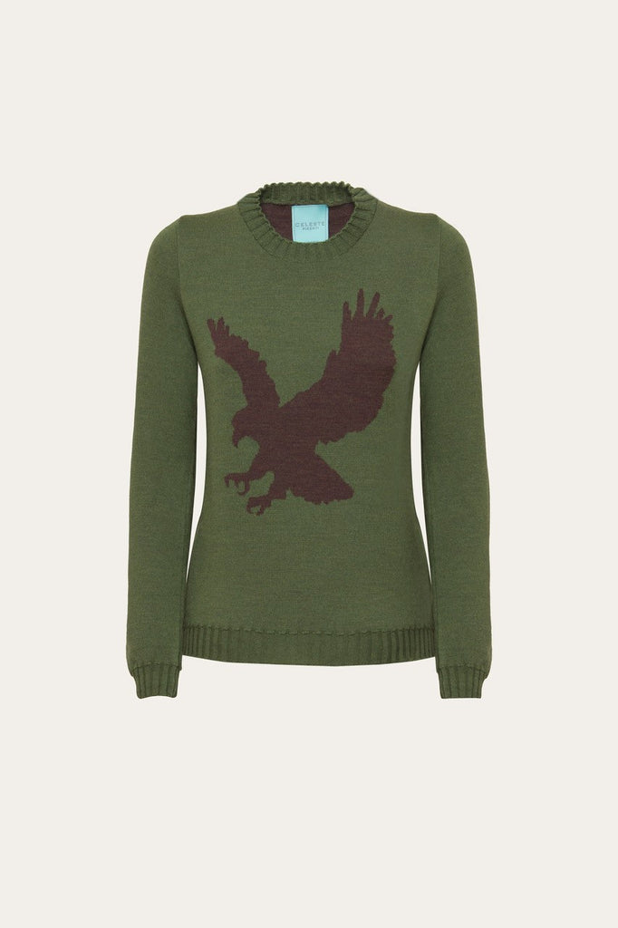 Eagle Pull - Green and Brown