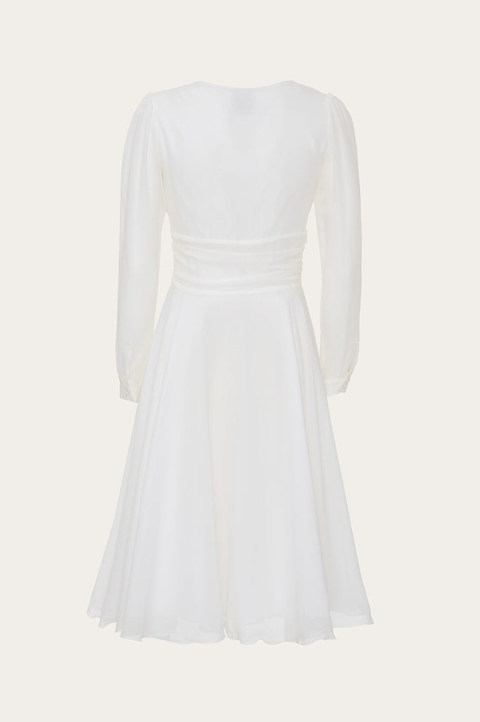 celeste pisenti flora short dress white 107 cm F