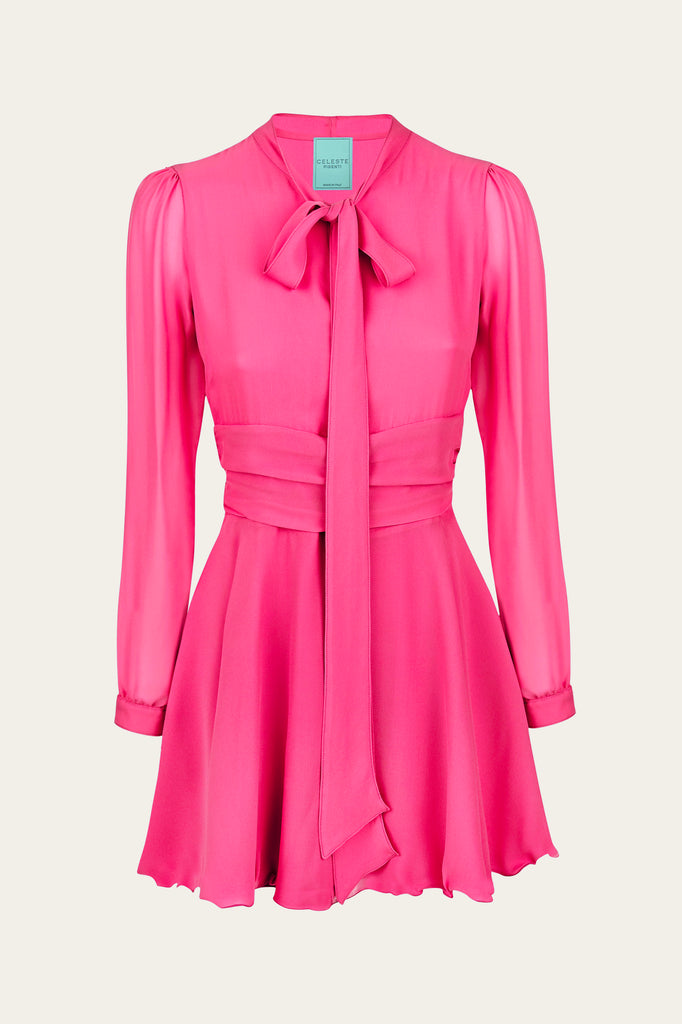 Celeste Pisenti JK Dress Shocking Pink